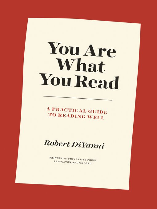 Title details for You Are What You Read by Robert DiYanni - Available